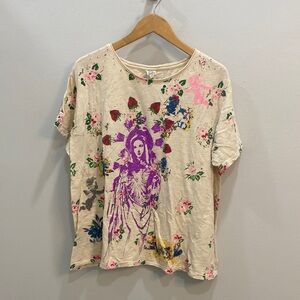 Magnolia Pearl Cream Floral Graphic Tee